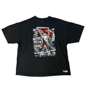 WWE Sami Zayn "Never Be the Same" Black Red Cotton Men’s 3XL T-Shirt